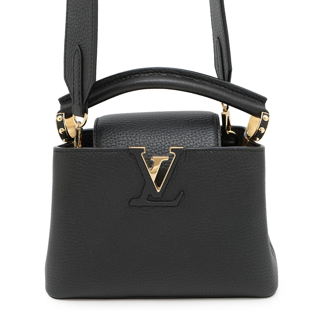 Louis Vuitton Capucines NoirM56071 Taurillon Leather Hat