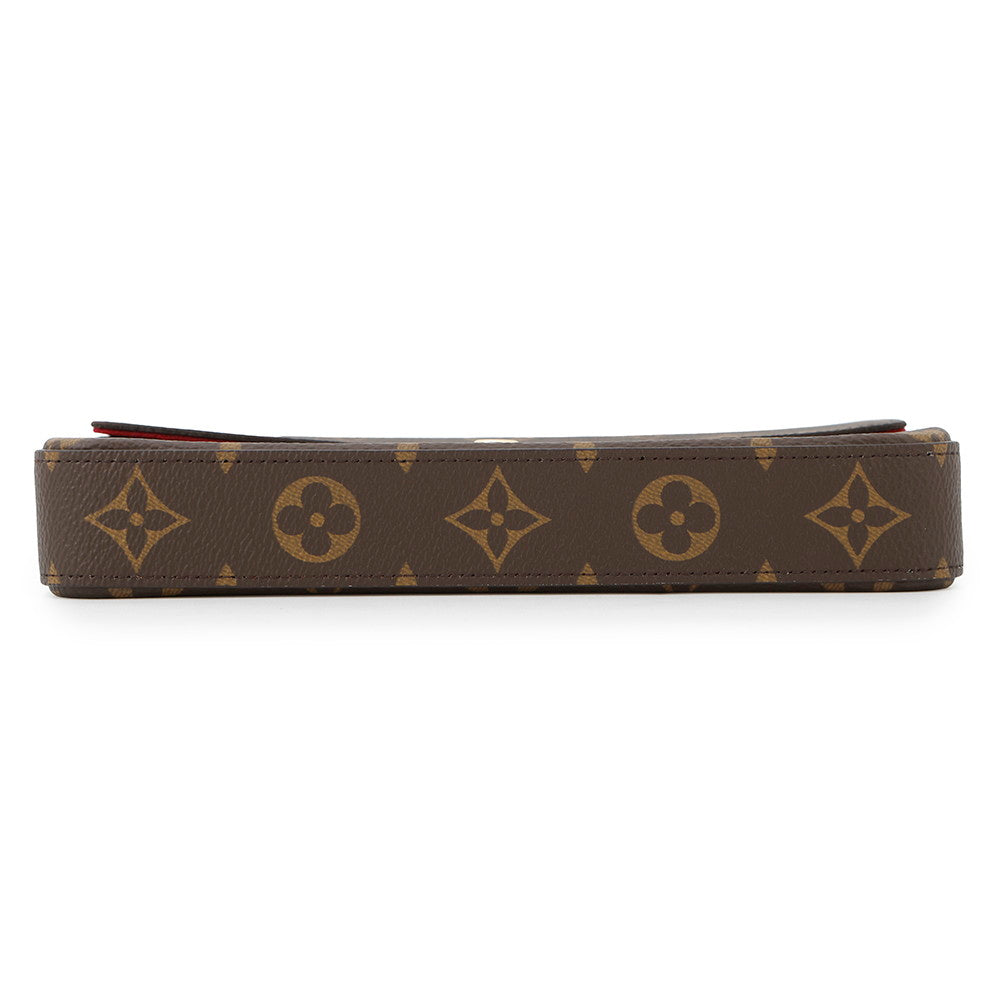 Louis Vuitton Felicie Pochette FuchsiaM81896 Monogram Clutch Bag