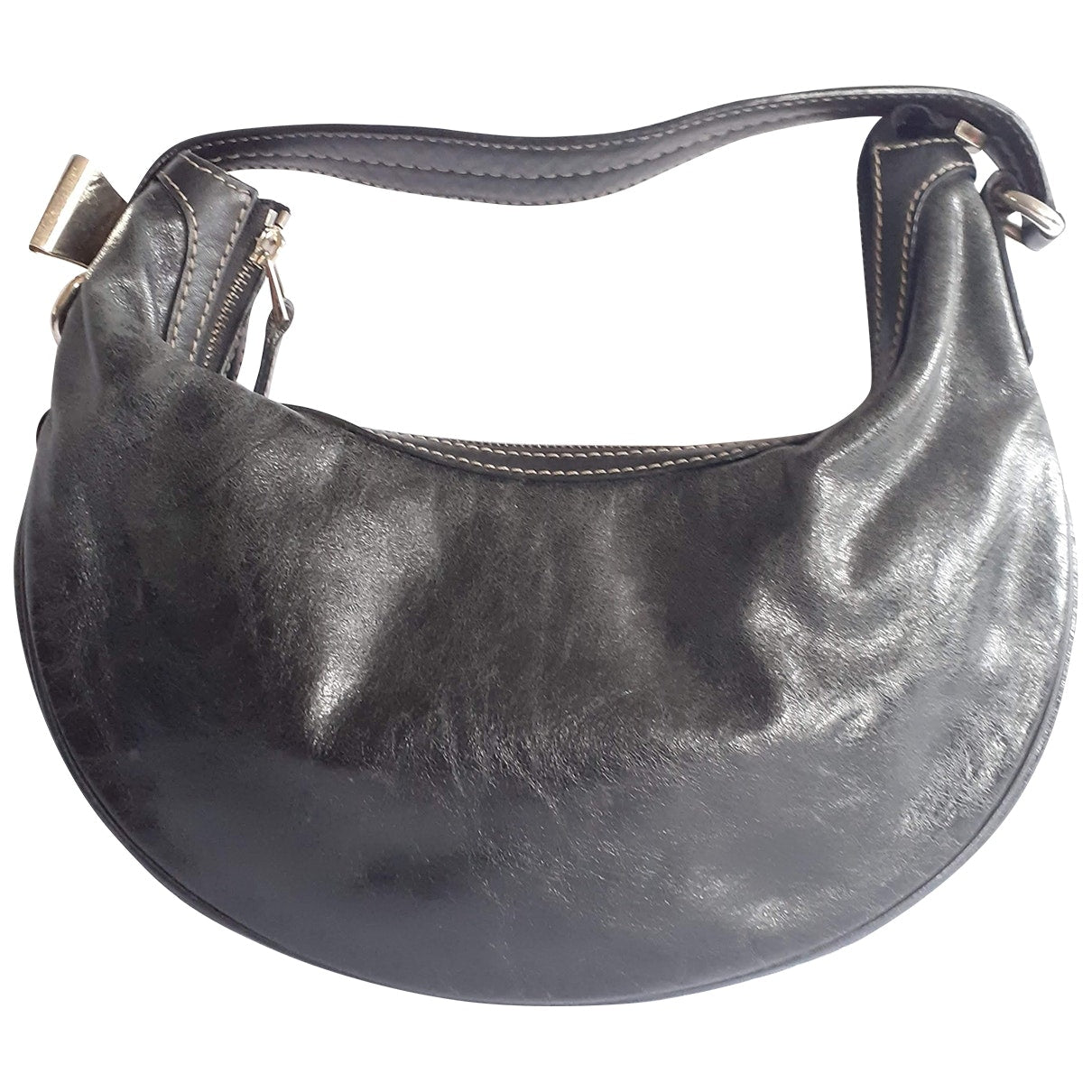 Gucci black leather handbag