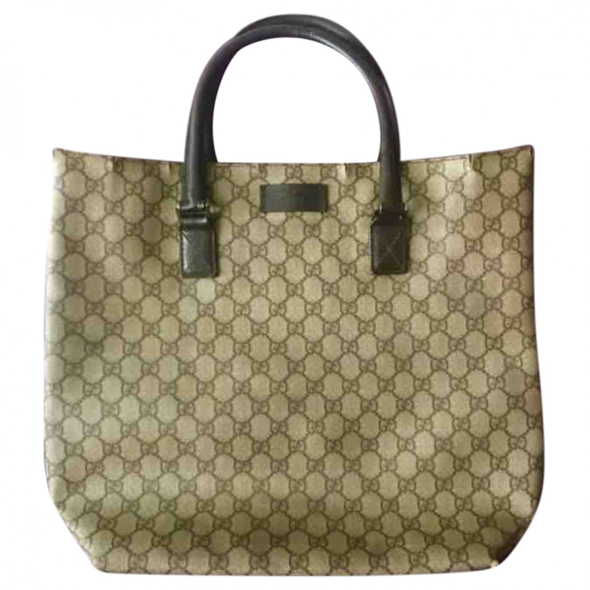 Gucci beige cloth handbag