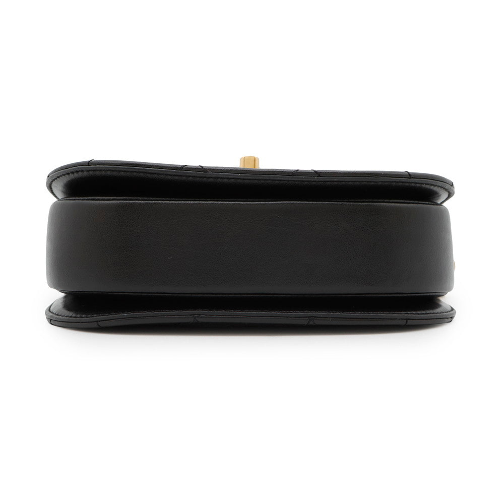Chanel Matelasse BlackAS2484 Lambskin Shoulder Bag