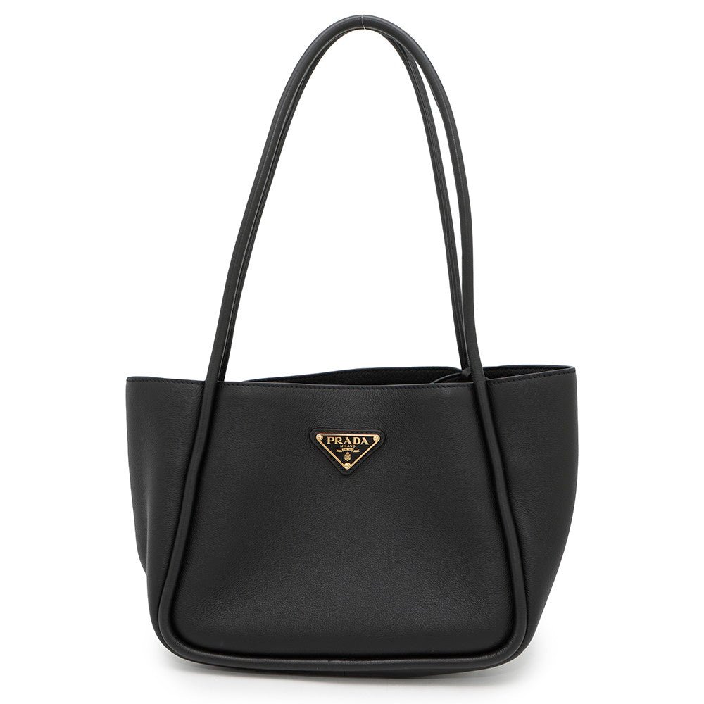 Shopping Tote Bg Handbag Leather Black Tote Bag