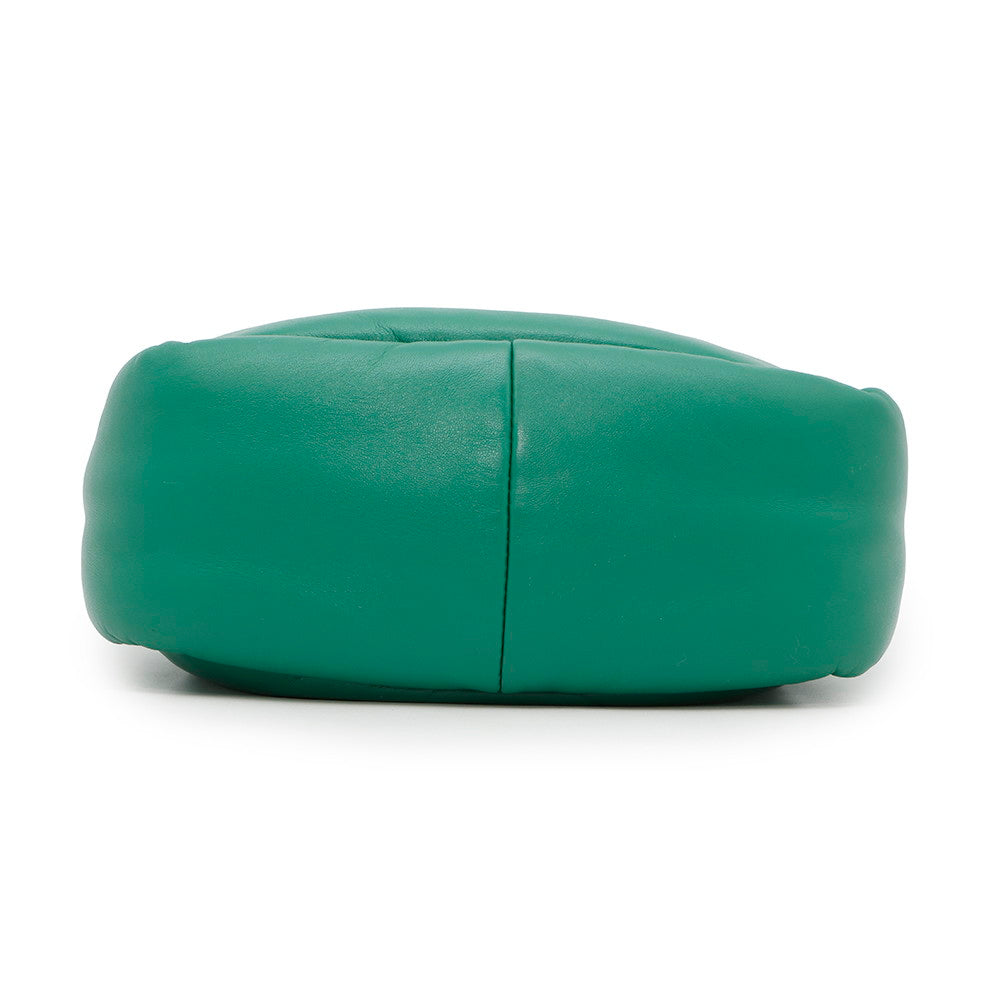 Logo Way Handbag Ba Soft Nappa Leather Green Travel Bag