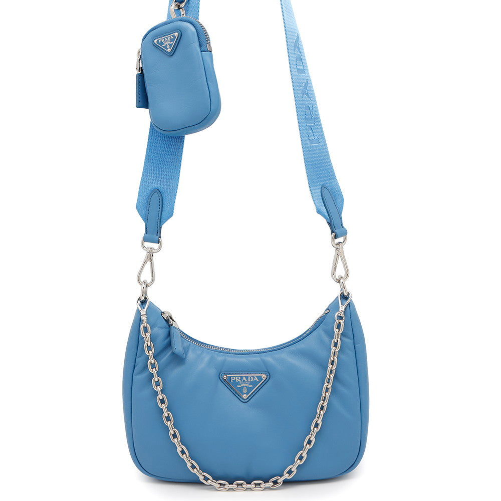 Re Edition Shoulder Bag Light Bh Leather Blue