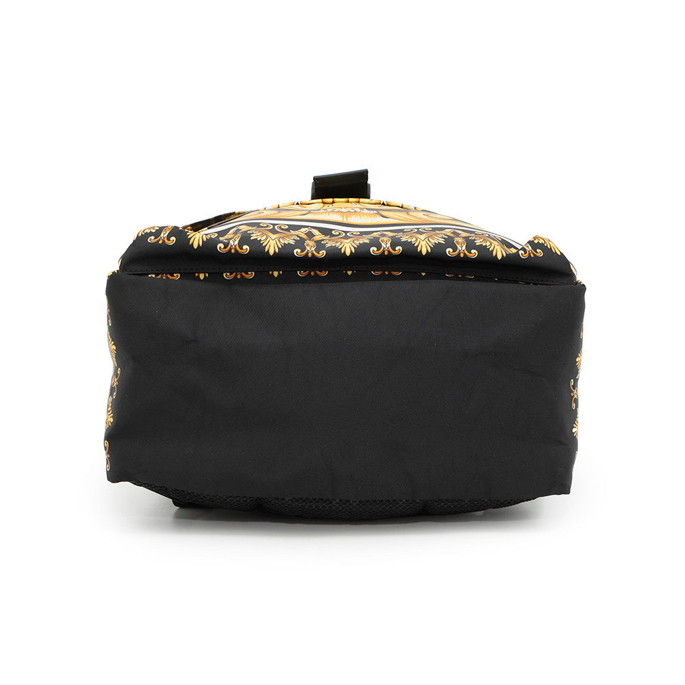 Fendi Fendace Zucca Backpack Yellow7Vz066 Nylon Black
