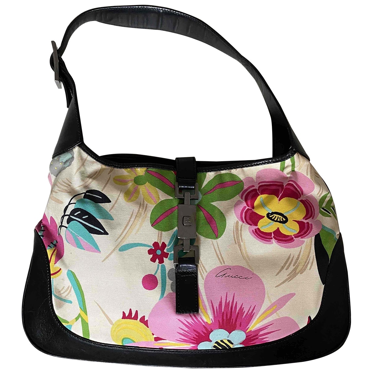 Gucci jackie cotton handbag