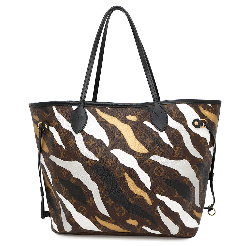 Louis Vuitton Neverfull League Legends SilverM45201 Monogram Noir Gold Tote Bag