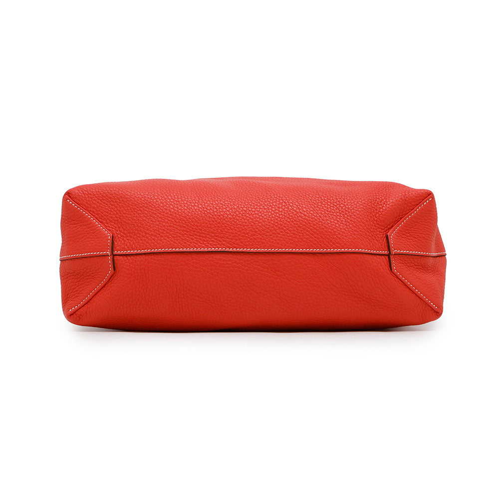 Double Sense Rouge Pivoine Rose Sakura Taurillon Leather Travel Bag
