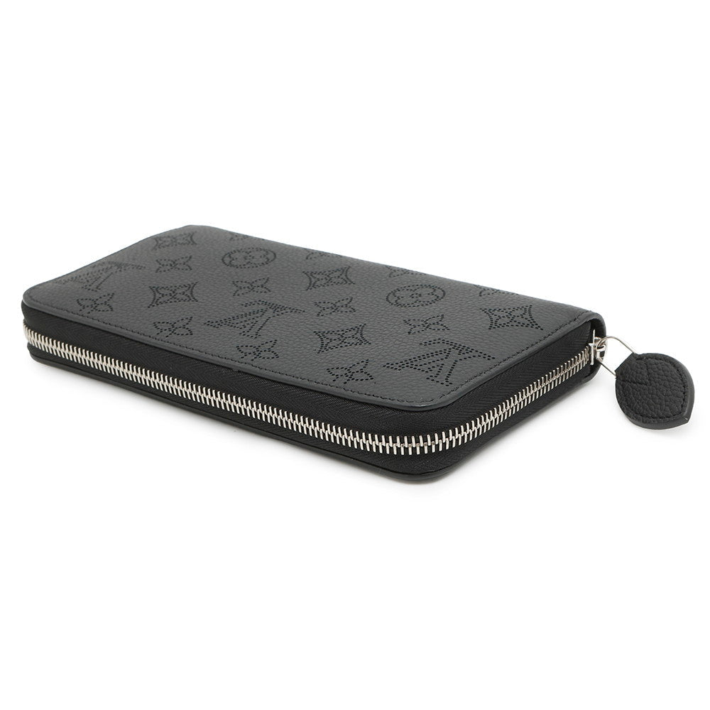 Louis Vuitton Zippy NoirM61867 Mahina Monogram Wallet Case