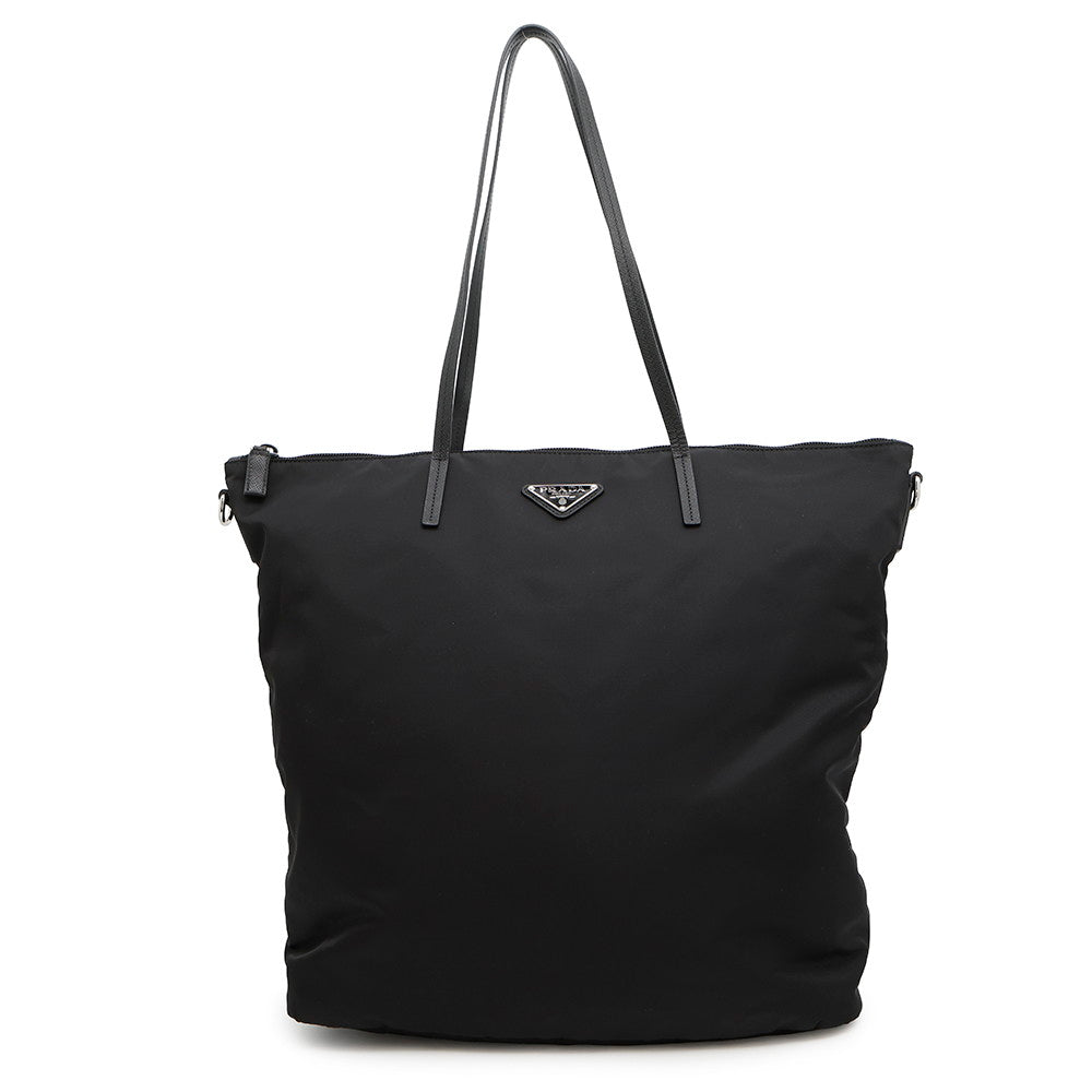 Prada Tote Bag ?2way Black1BG189 Leather Nylon