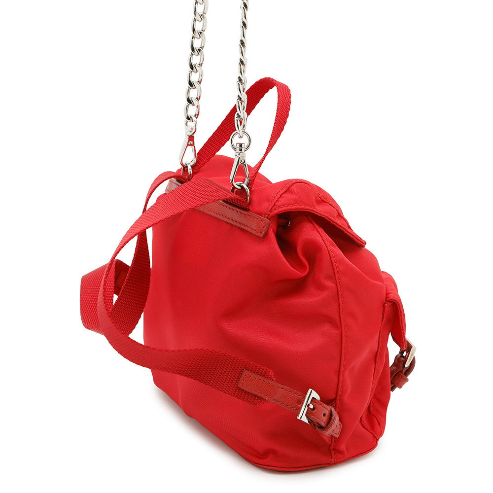 Backpack Bh Size Handbag Nylon Red