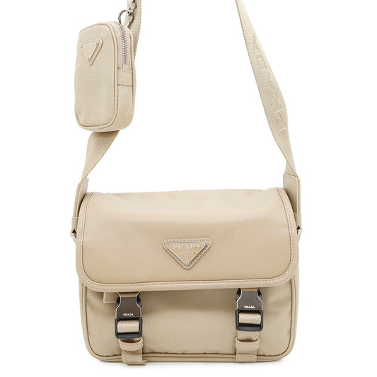 Re Xsaffiano Shoulder Bag Vd Leather Nylon