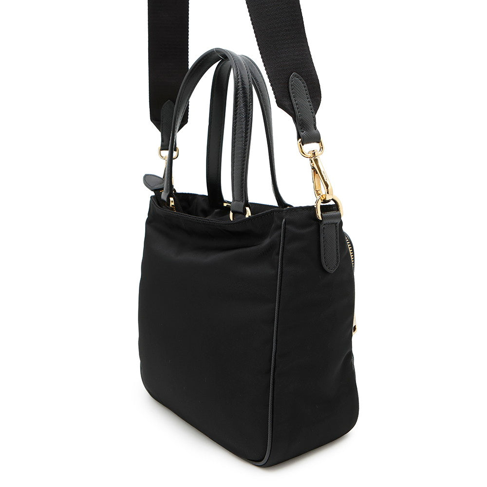Waytote Bag Bg Leather Nylon