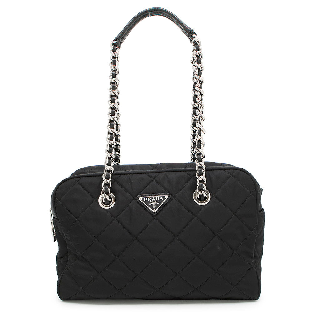 Impuntu Tote Bag Bb Nylon Black