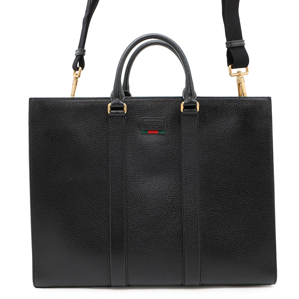 Gucci 2WAYTote Black429036 Leather Tote Bag
