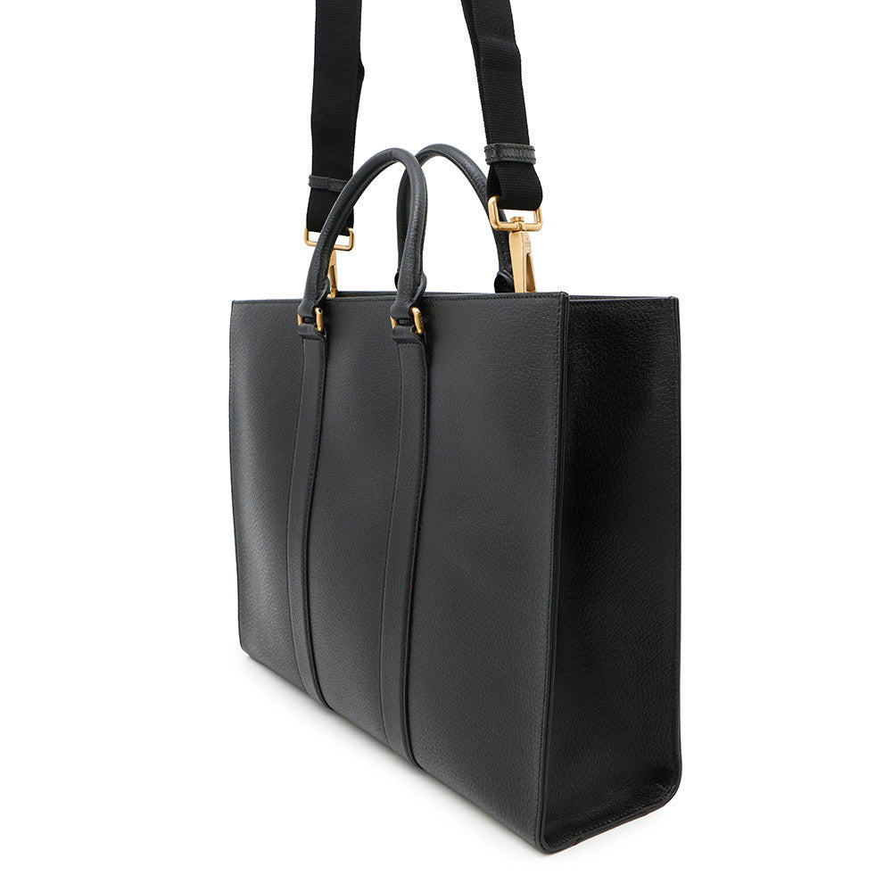 Gucci 2WAYTote Black429036 Leather Tote Bag