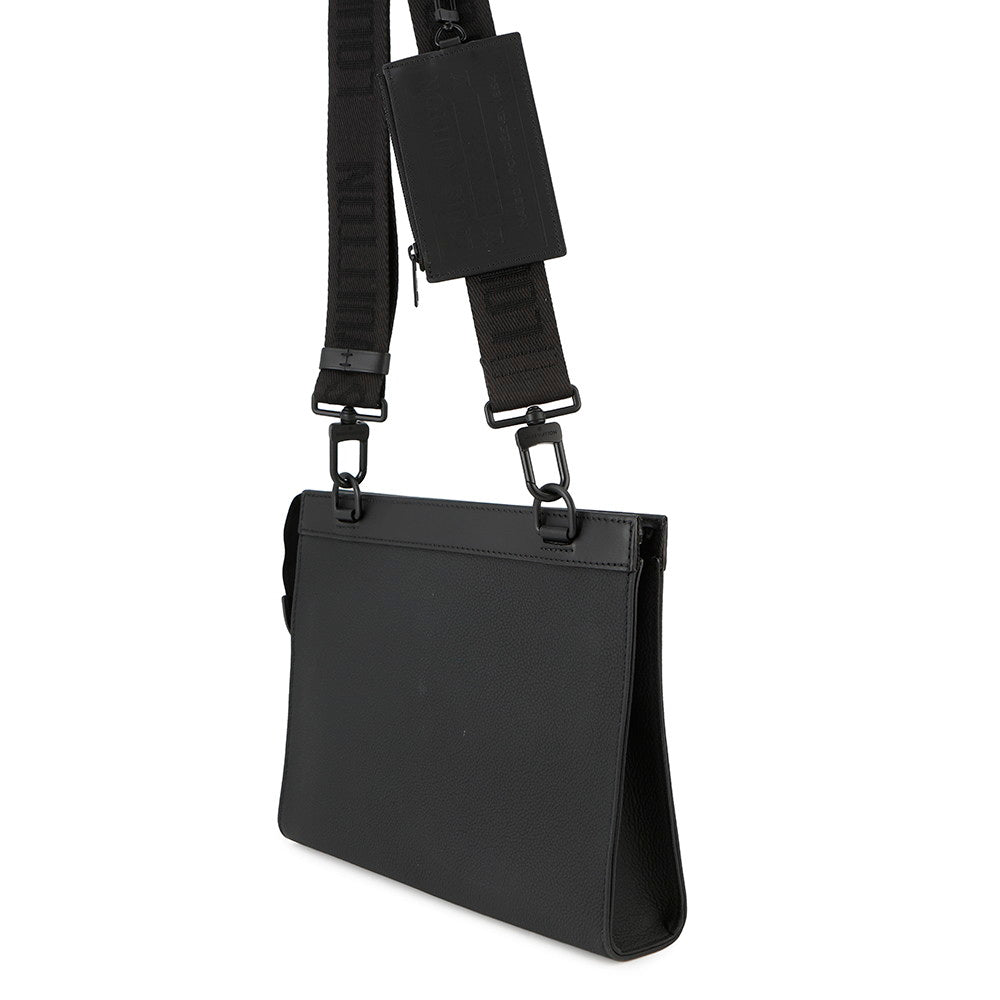 Louis Vuitton Messenger Voyage NoirM59329 Aerogram Leather Crossbody Bag