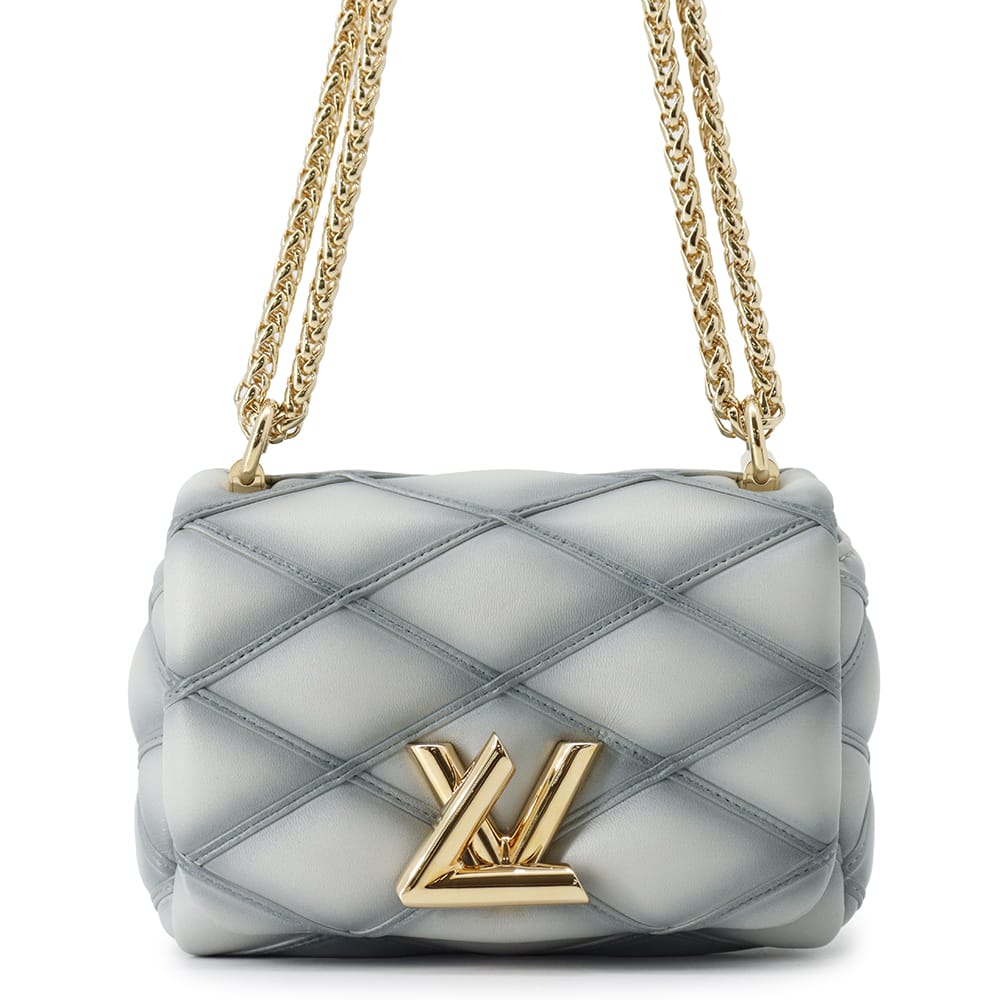 Louis Vuitton PICO GO-14 BlueM83071 Lamb Leather Handbag