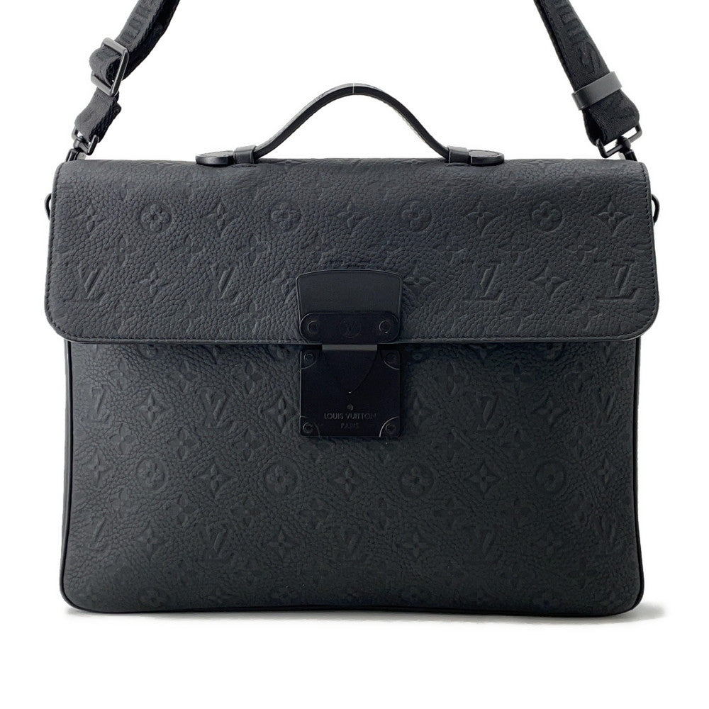 Louis Vuitton SPadlock・Briefcase BlackM20835 Taurillon・ Monogram Handbag