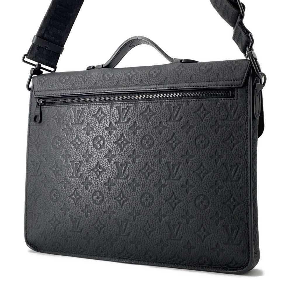 Louis Vuitton SPadlock・Briefcase BlackM20835 Taurillon・ Monogram Handbag