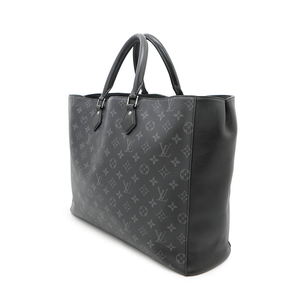 Louis Vuitton Grand Sac NoirM44733 Eclipse Monogram Handbag 2