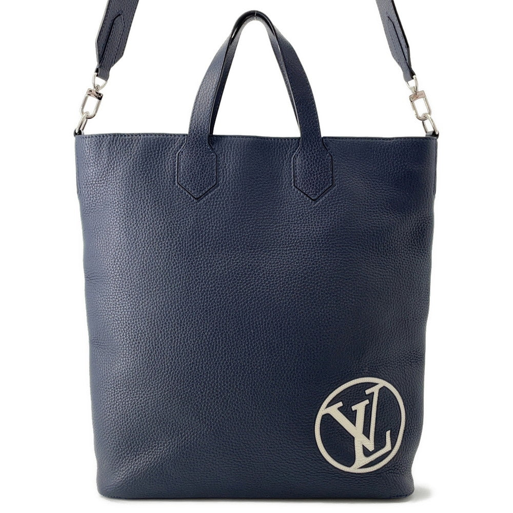 Louis Vuitton East Side NavyM53428 Taurillon Leather Tote Bag