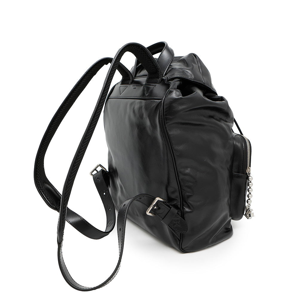 Louis Vuitton Montsouris Cargo Backpack BlackM13983 Nightgown Leather Calf