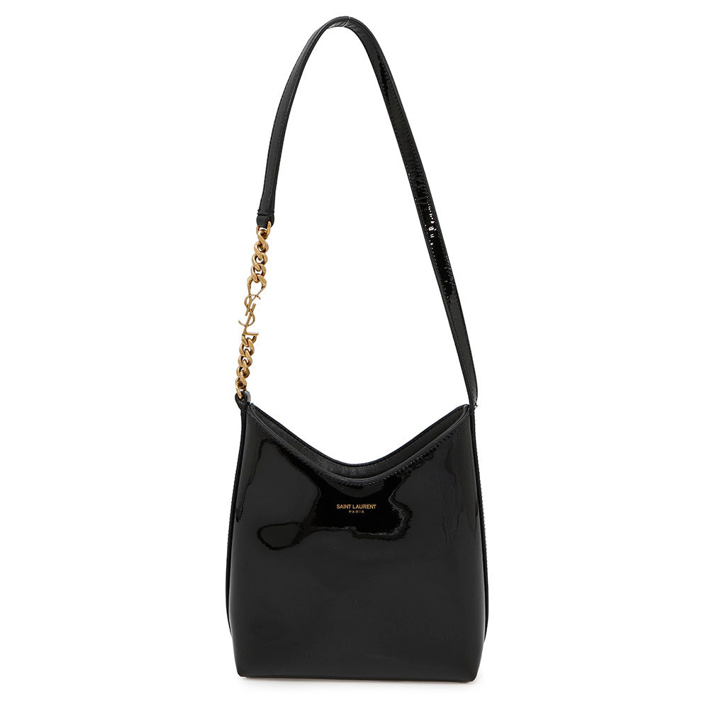 Saint Paris Handbag Black773626 Patent Leather Travel Bag