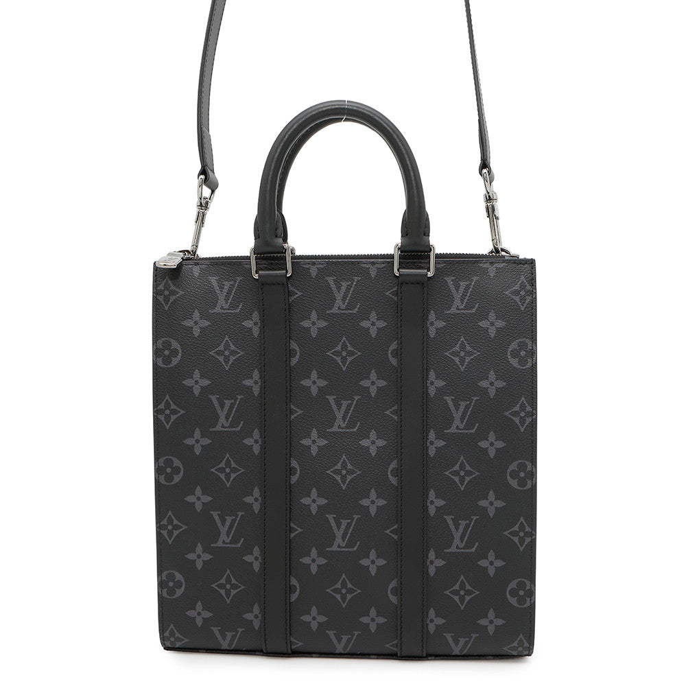 Louis Vuitton Sac Plat NoirM46098 Eclipse Monogram Handbag