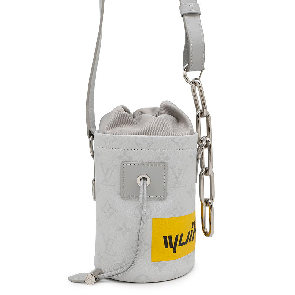 Louis Vuitton Chalk GrayM44631 Monogram Nano Handbag 2