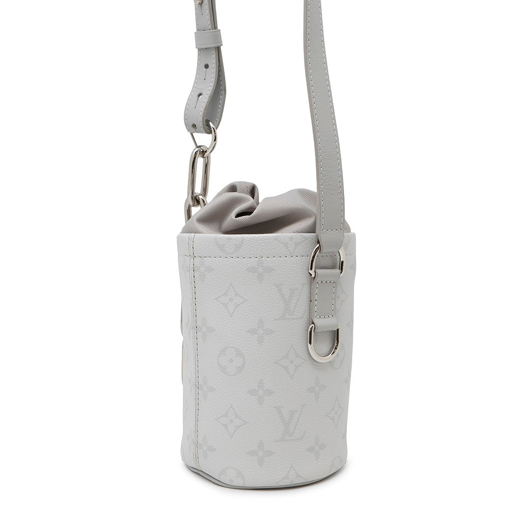 Louis Vuitton Chalk GrayM44631 Monogram Nano Handbag 2