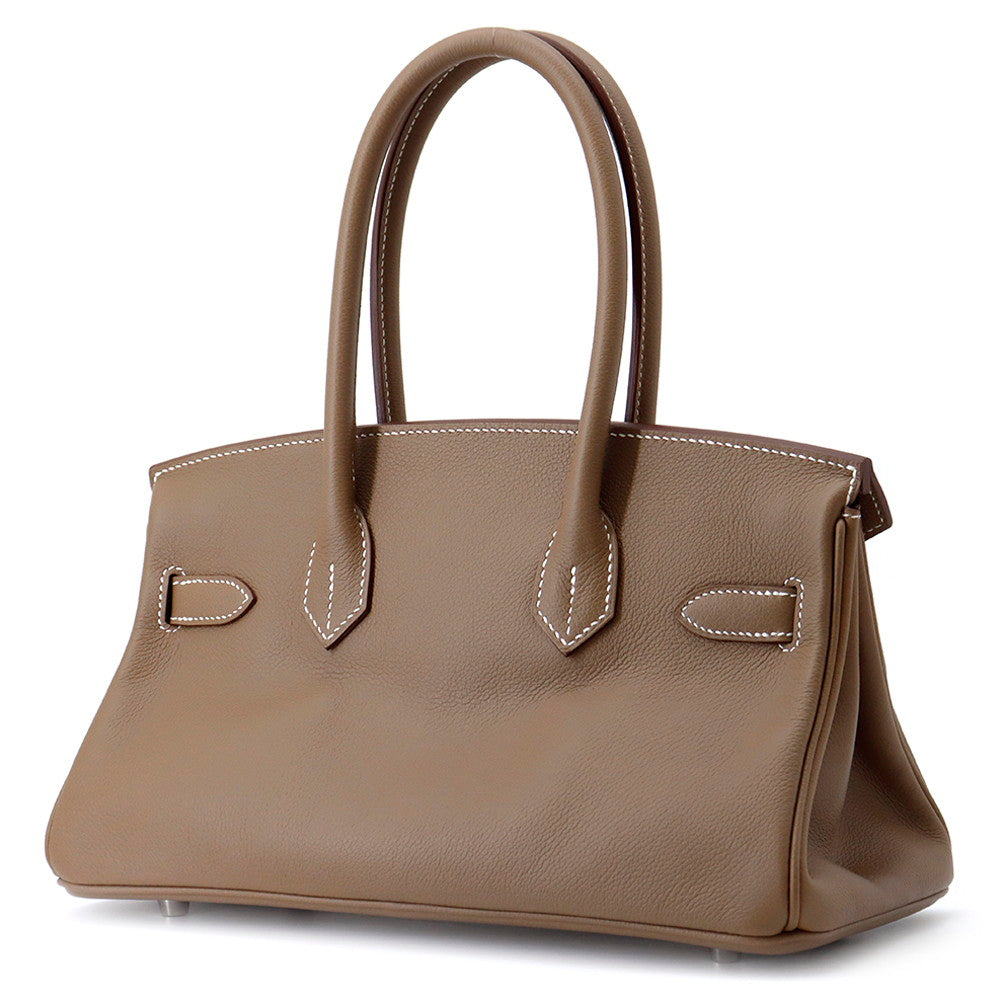 Shoulder Birkin Etoupe Evercolor Size Handbag Shoulder Bag
