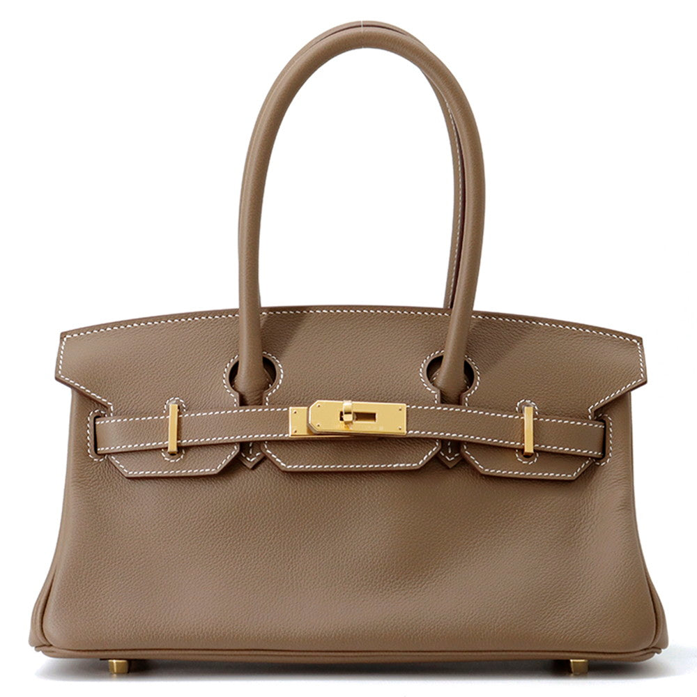 Shoulderbirkin Etoupe Evercolor Size Handbag Shoulder Bag
