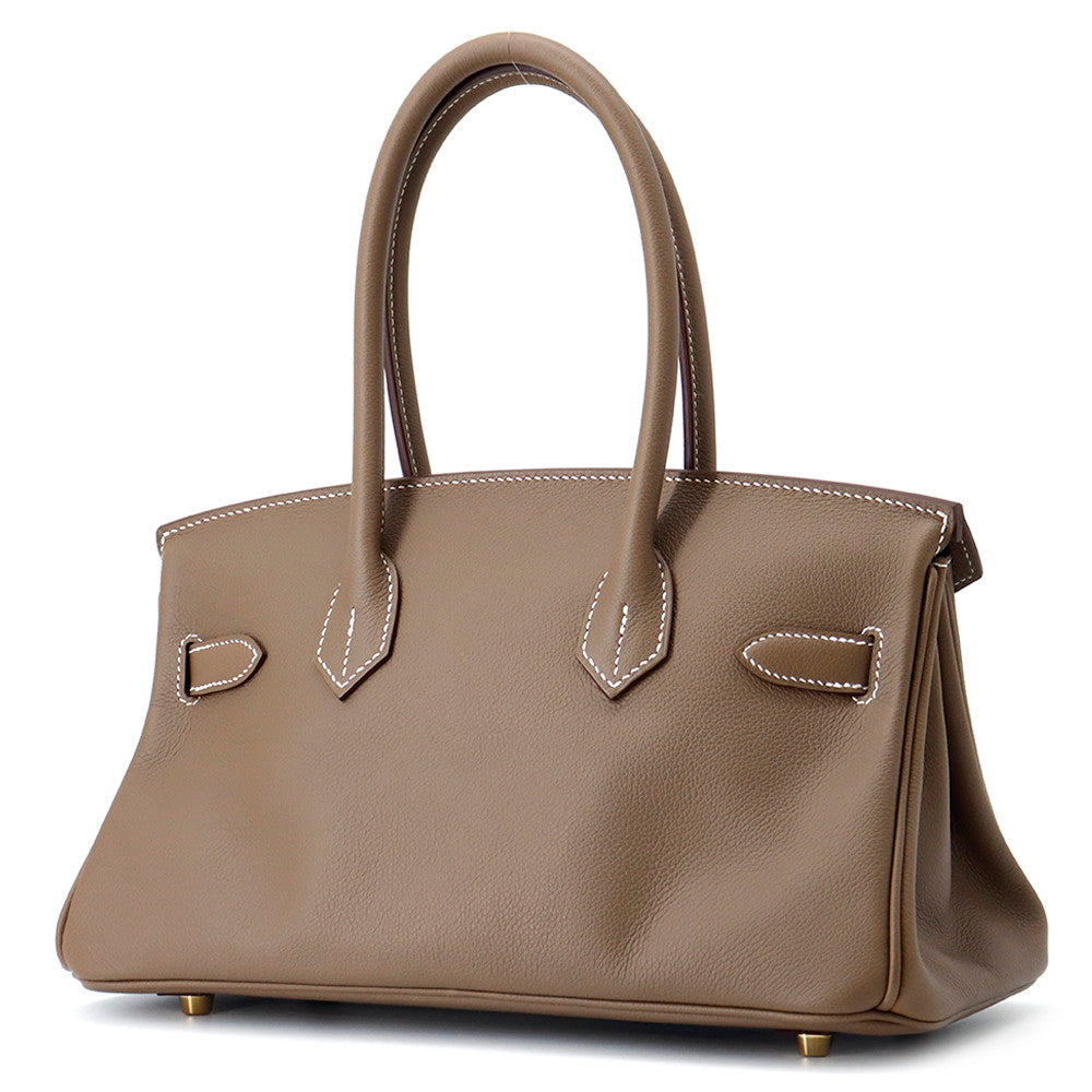 Shoulderbirkin Etoupe Evercolor Size Handbag Shoulder Bag