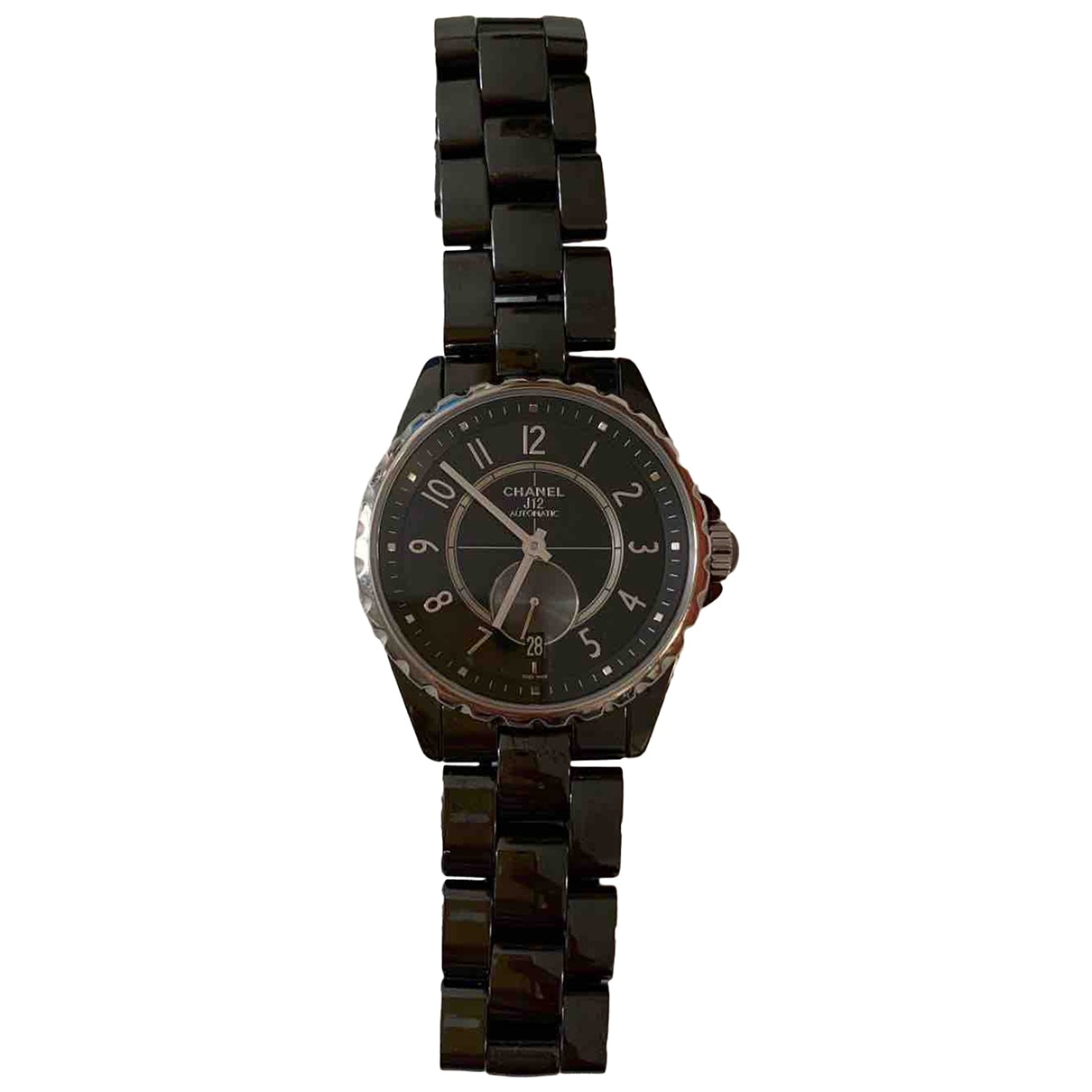 Chanel J12 Automatique Black Ceramic Watch Handbag