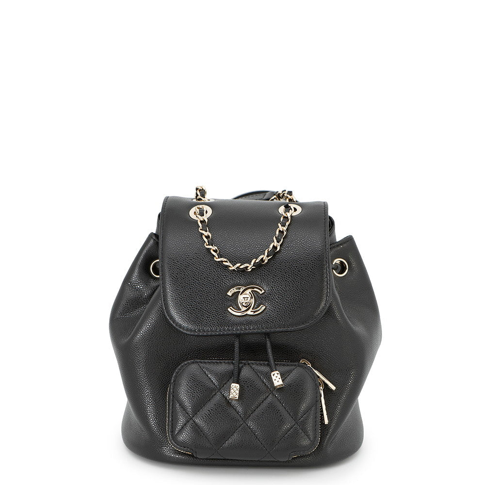 Chanel Matelasse Backpack BlackAS3530 Caviar Leather