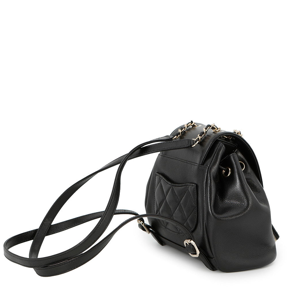 Chanel Matelasse Backpack BlackAS3530 Caviar Leather