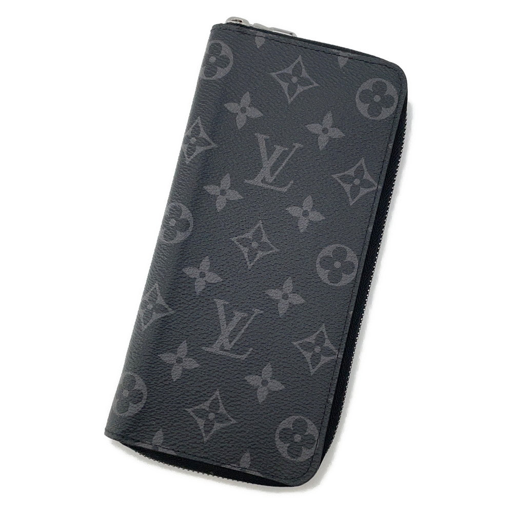 Louis Vuitton Zippy Vertical NoirM62295 Eclipse Monogram Wallet Case