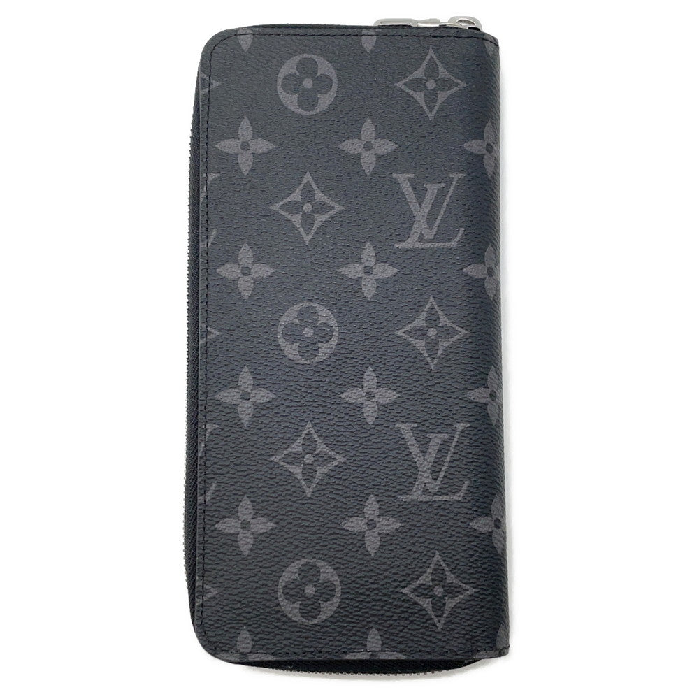 Louis Vuitton Zippy Vertical NoirM62295 Eclipse Monogram Wallet Case