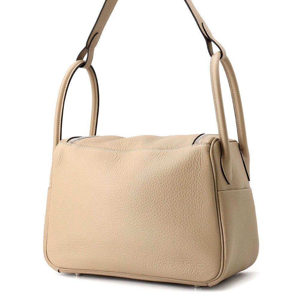 Lindy Trench Etoupe Taurillon Clemence Size Handbag Travel Bag