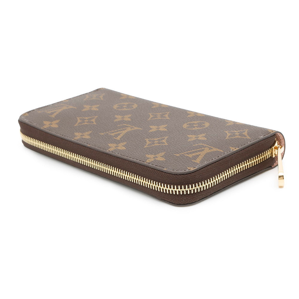 Louis Vuitton Zippy Rose BallerineM41894 Monogram Wallet Case