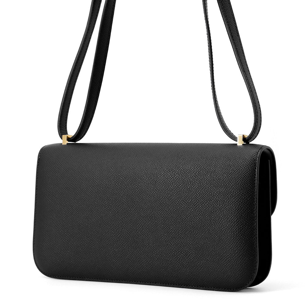 Constance Elan Miroir Epsom Handbag Black Travel Bag