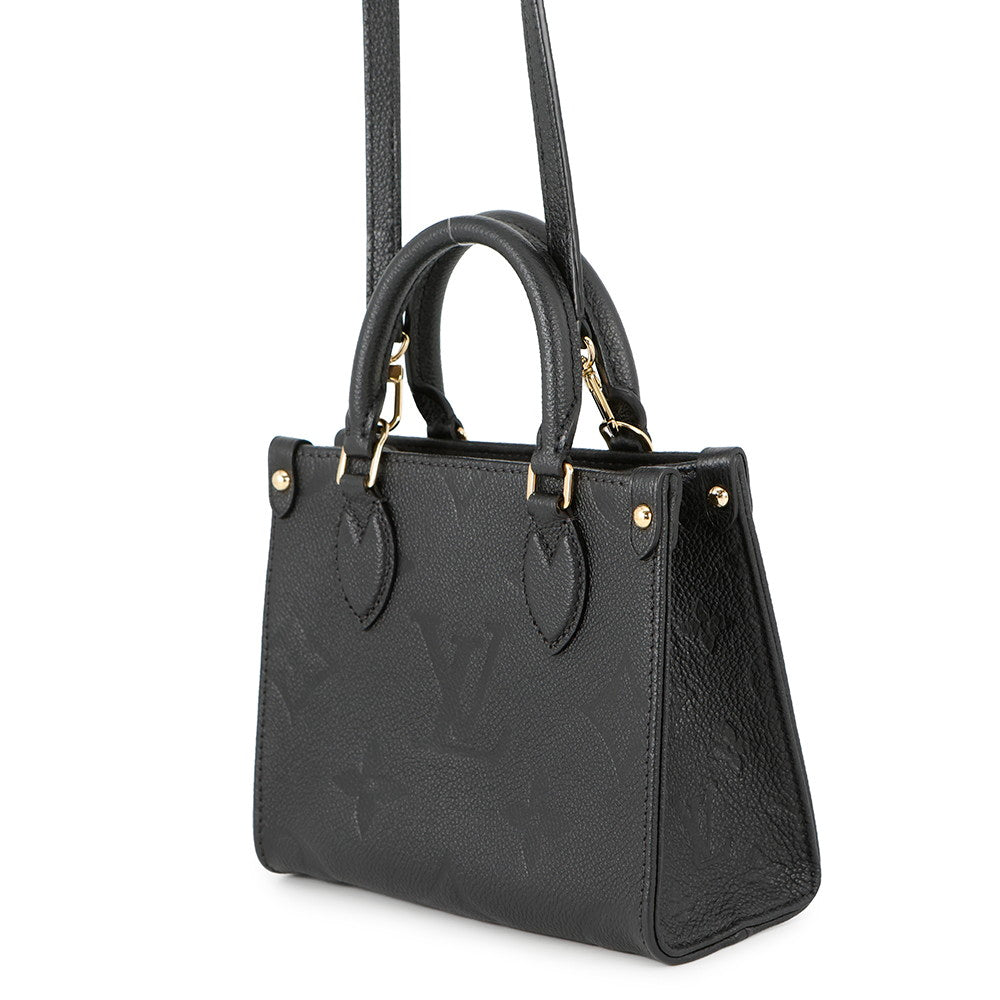 Louis Vuitton Onthego NoirM46993 Monogram Empreinte Leather Handbag