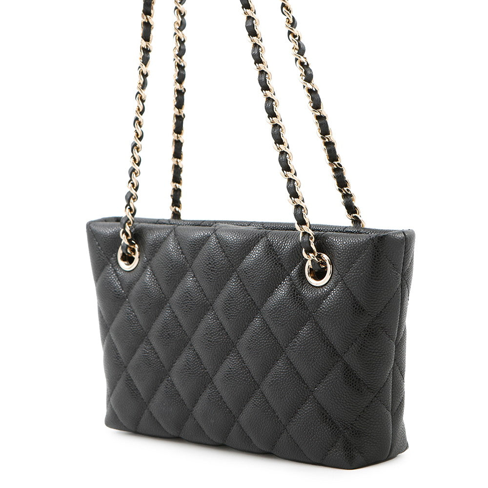 Chanel Timeless Classics Line ChainClutch BlackAP4423 Caviar Leather Clutch Bag
