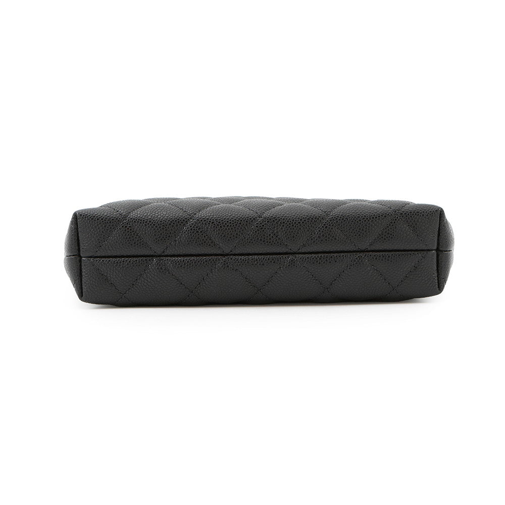 Chanel Timeless Classics Line ChainClutch BlackAP4423 Caviar Leather Clutch Bag