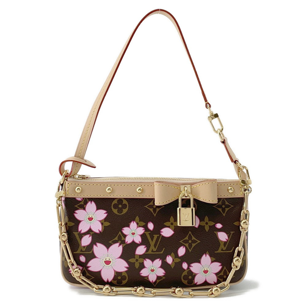 Louis Vuitton × TM Pochette Accessoires PinkM13666 Monogram Clutch Bag