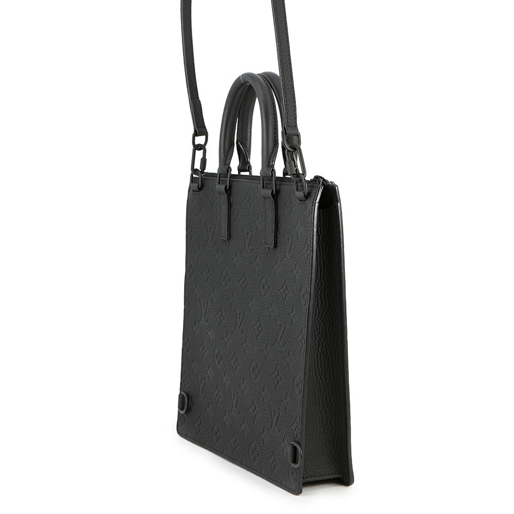 Louis Vuitton Sac Plat Messenger NoirM55924 ・Taurillon Monogram Crossbody Bag