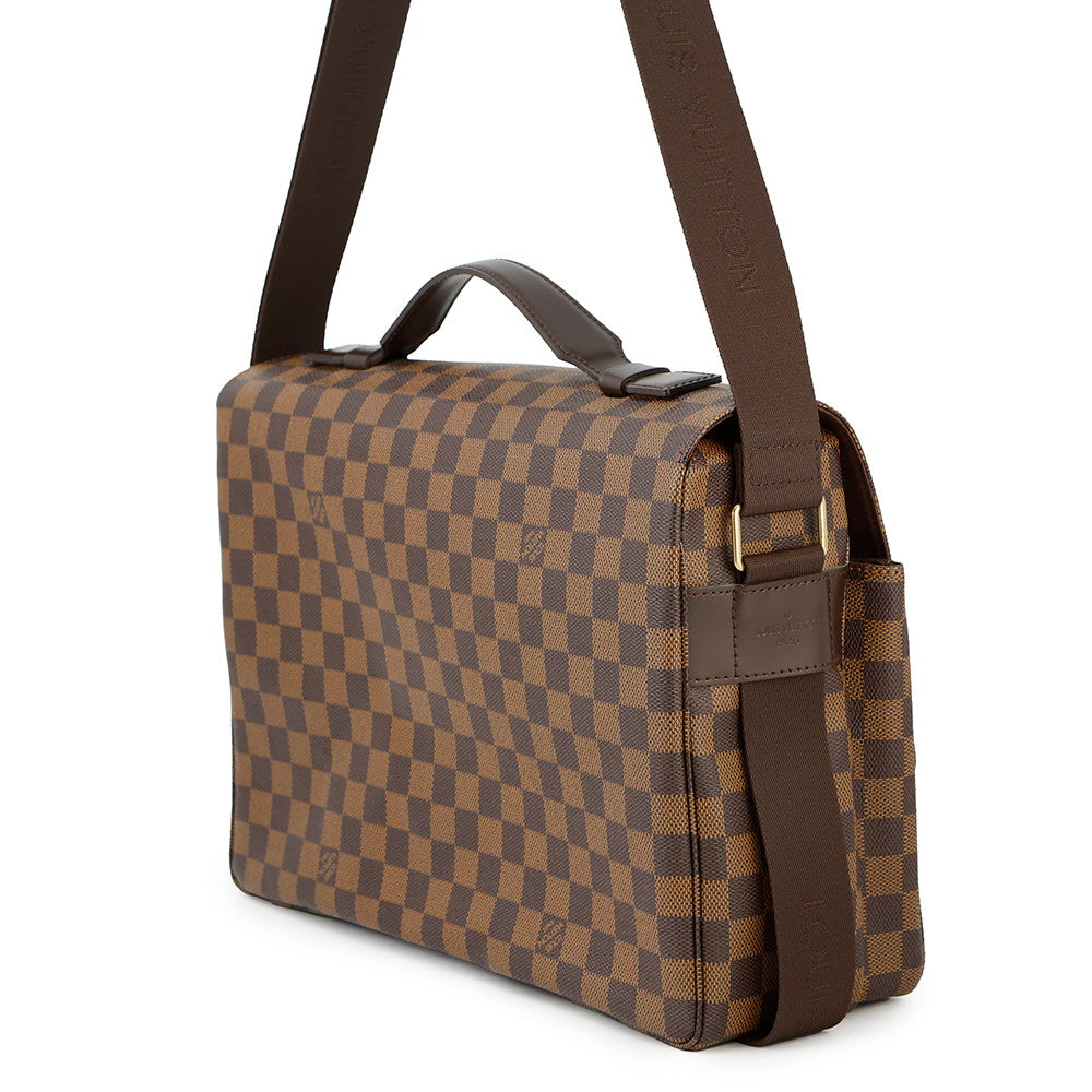 Louis Vuitton Broadway RedN42270 Ebene Damier Canvas Handbag 2