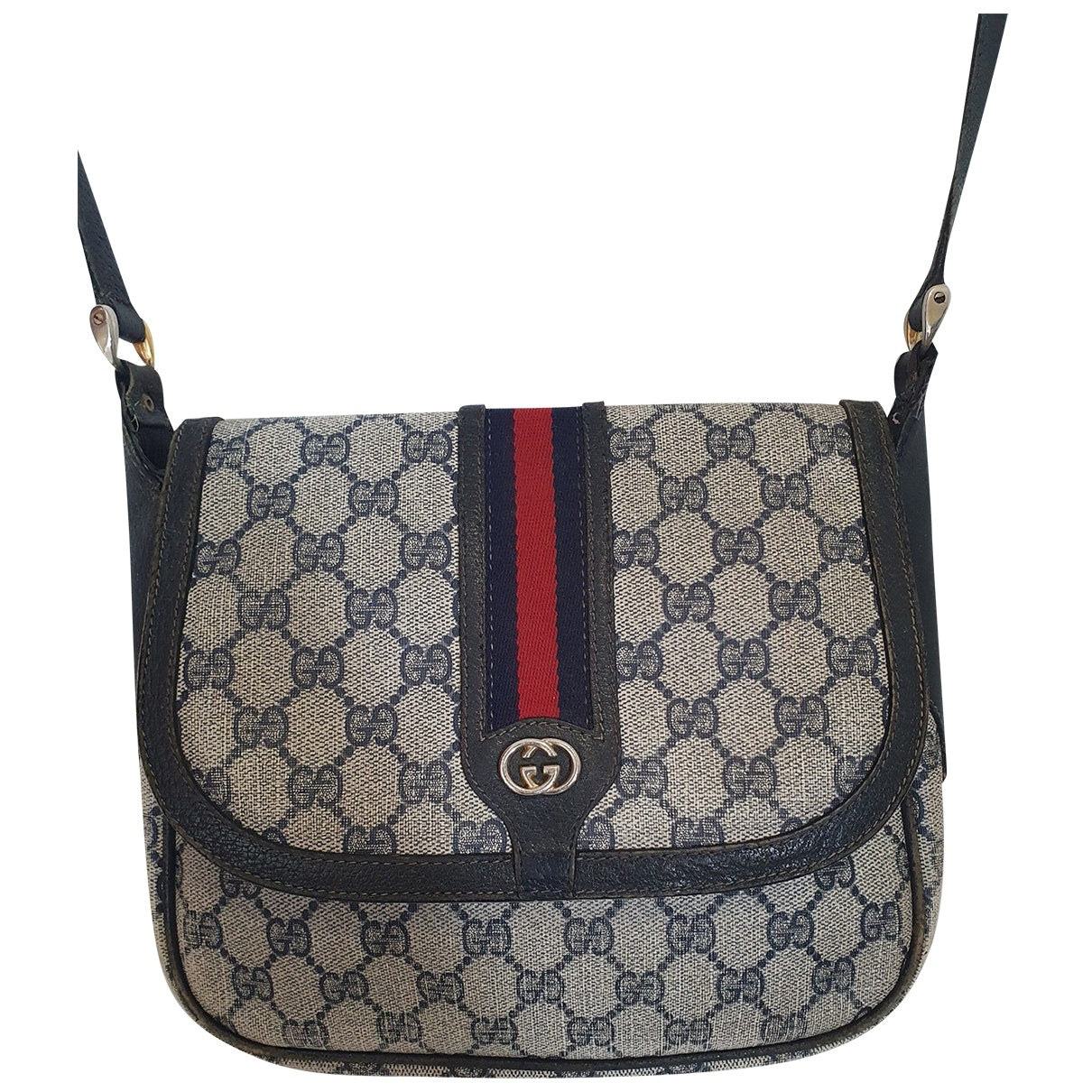 Gucci ophidia blue cloth handbag
