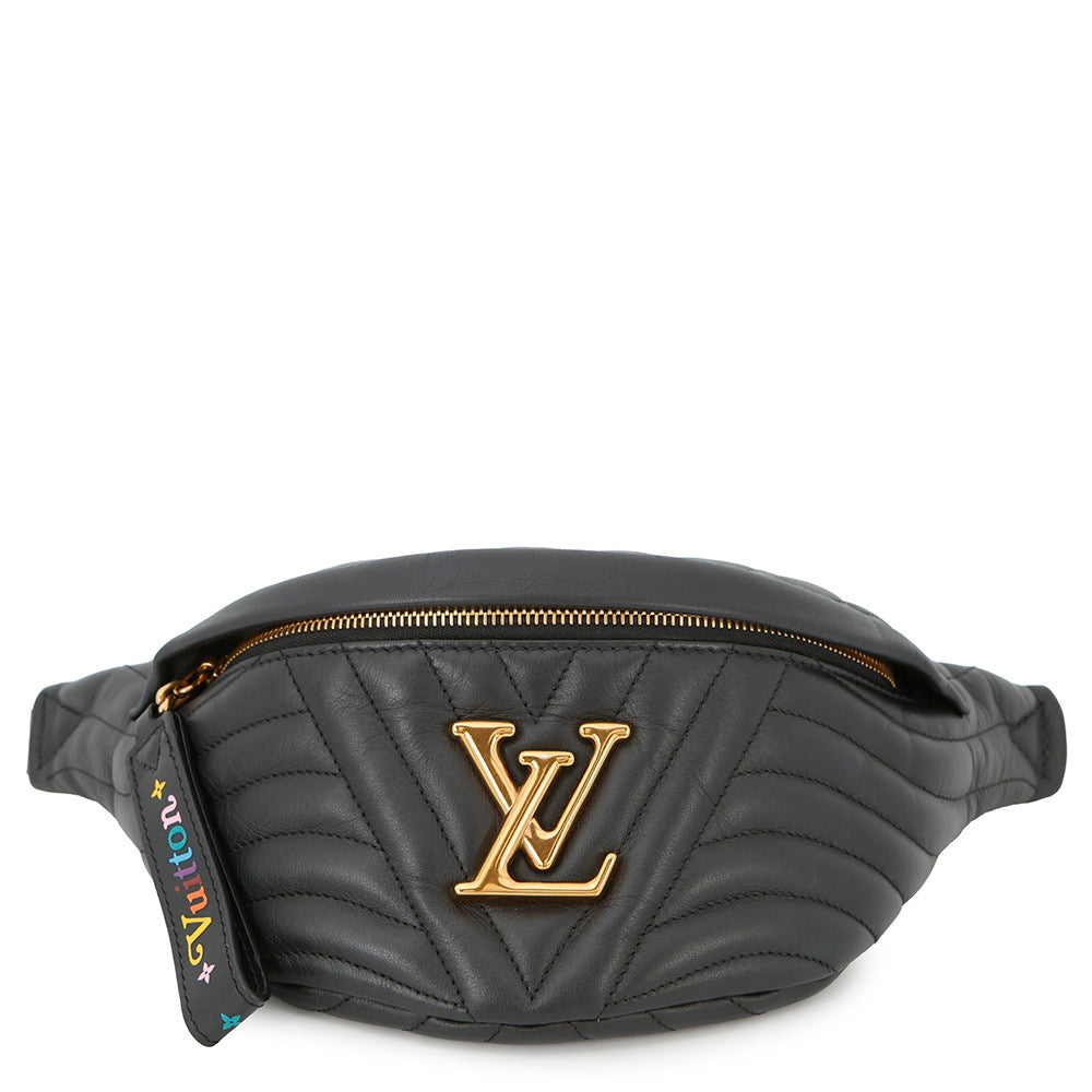 Louis Vuitton New Wave Bumbag NoirM53750 Leather Calf Handbag 2
